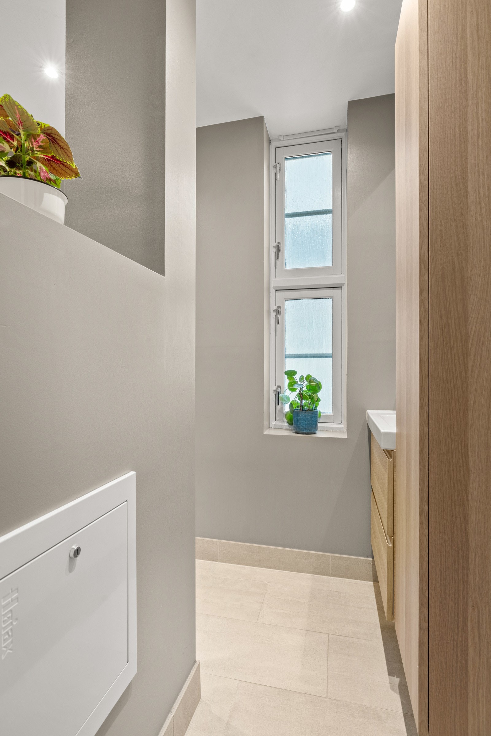 Badrommet ble utvidet samtidig med oppussing i 2016. Galleribilde