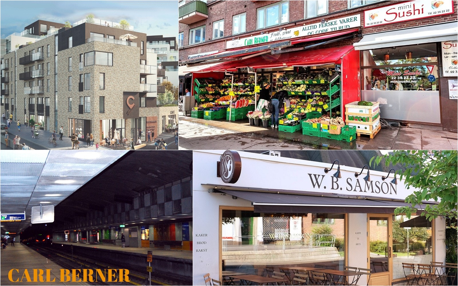 Servicetilbud på Carl Berner 5 minutter gange unna leiligheten. Galleribilde