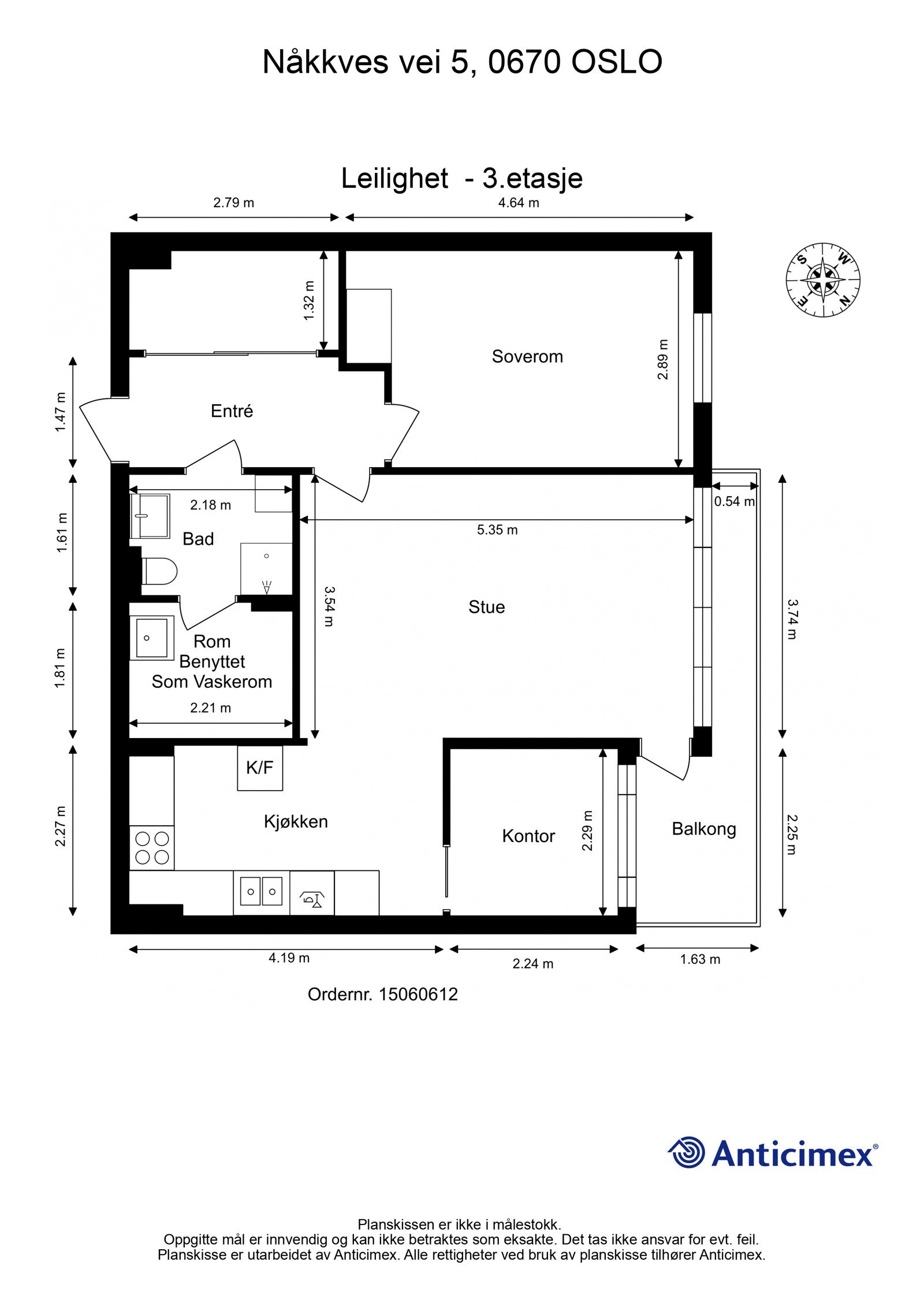 Plantegning Galleribilde