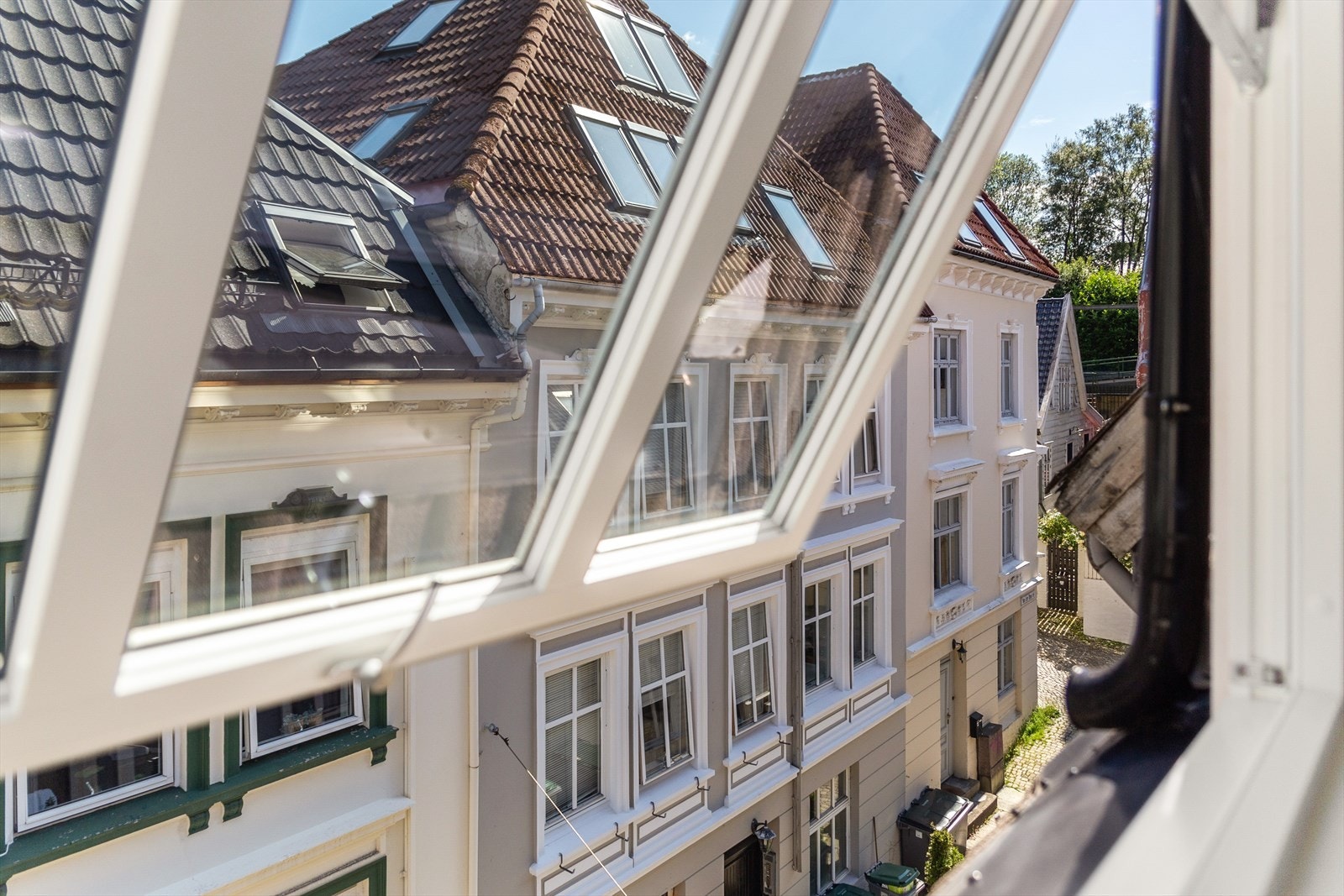 Fra soverommene har du også utsikt mot koselige gater. Galleribilde