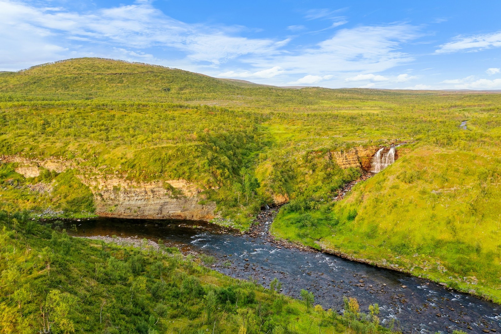 Like øst for hytta har man populære kulper som Vasselvkulpen og tredjefossen. Galleribilde