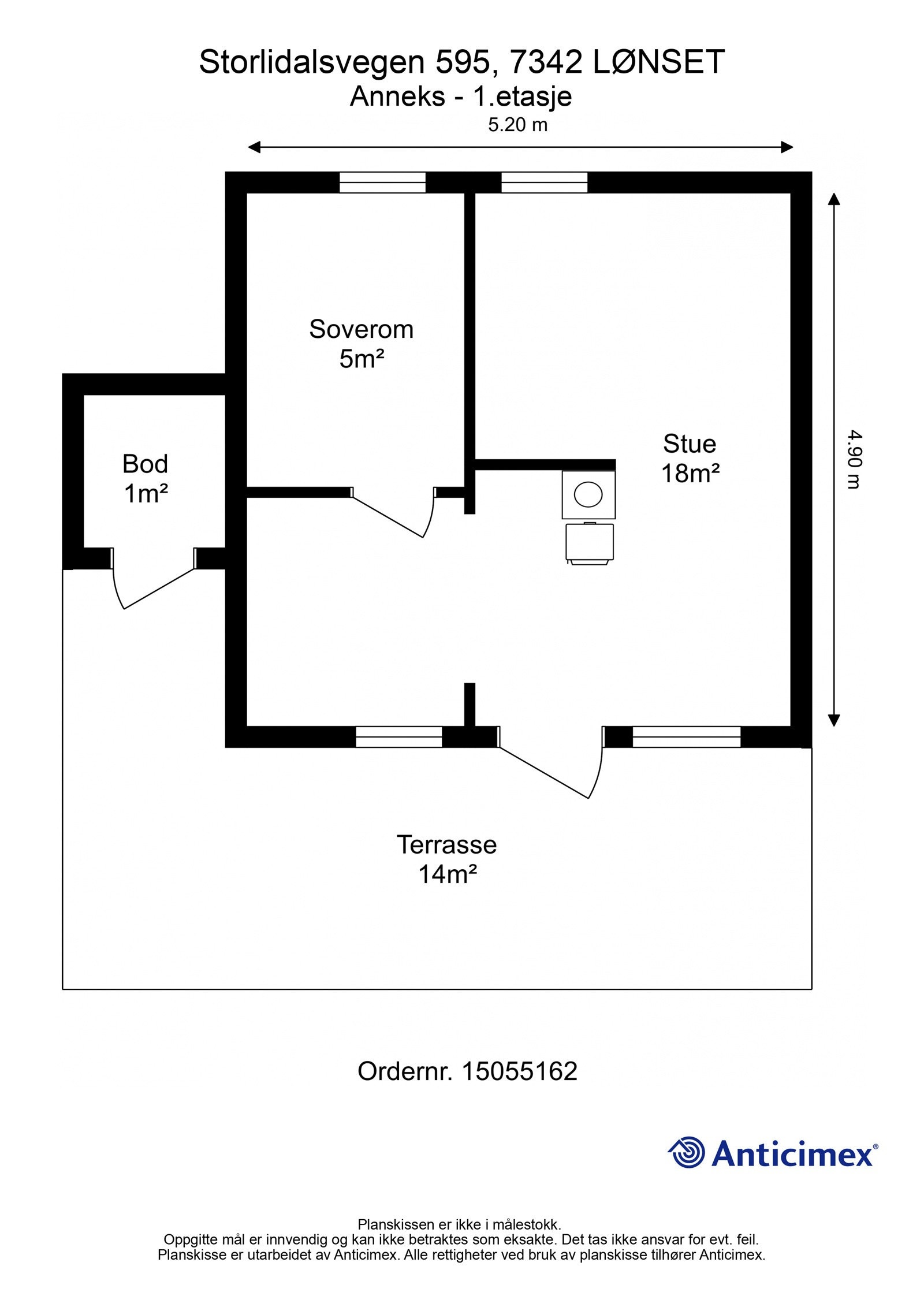 Plantegning - Anneks Galleribilde