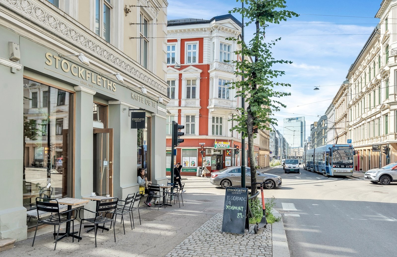 Kort vei til serveringssteder. Galleribilde