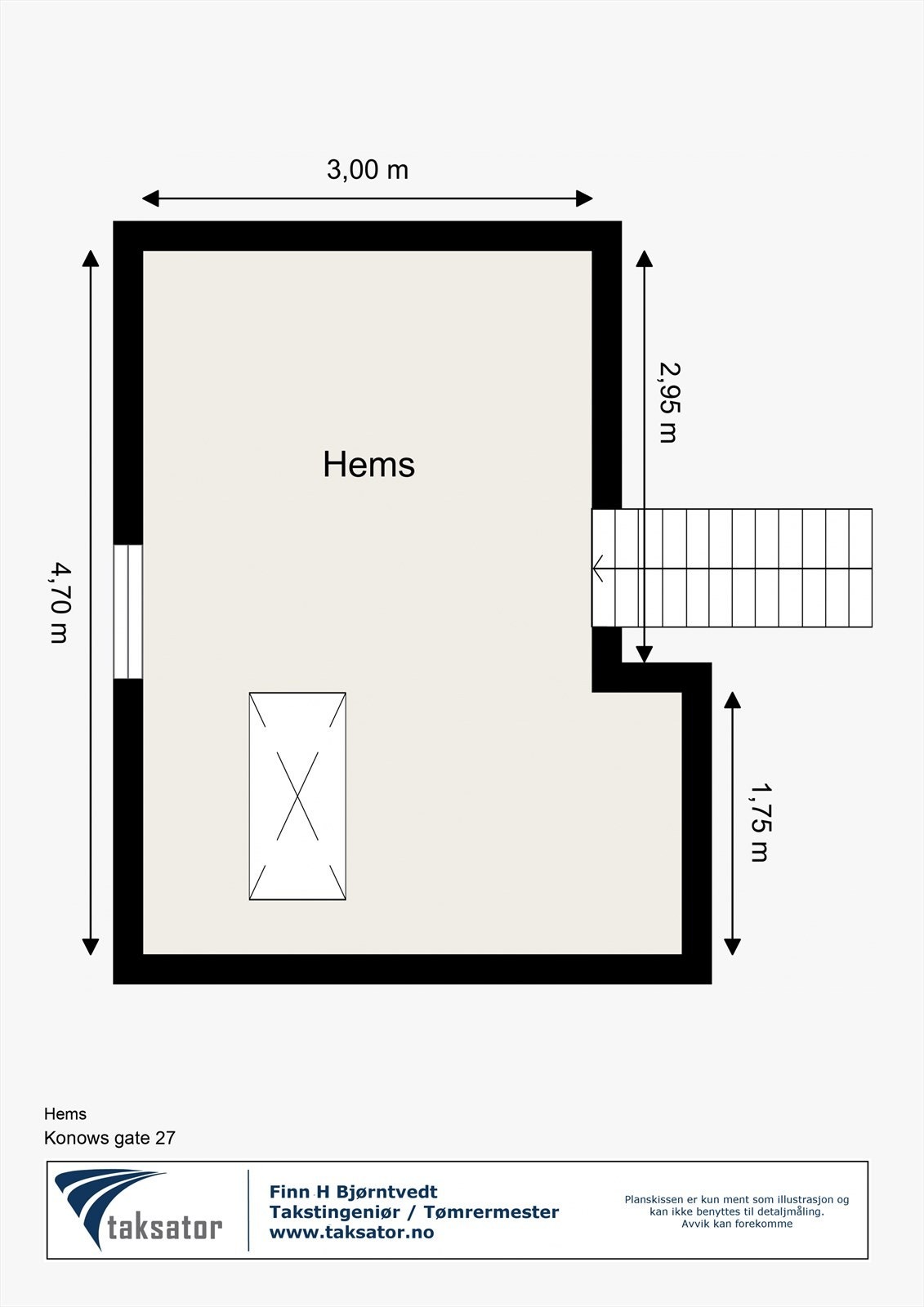 Plantegning hems Galleribilde