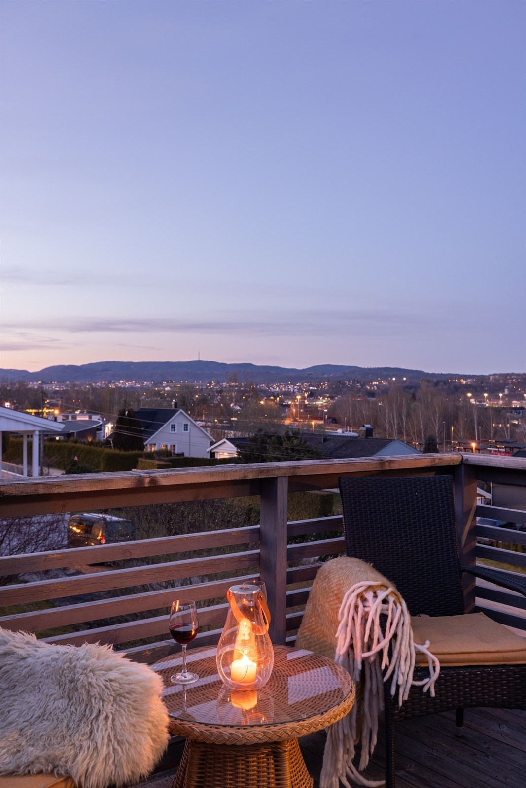 Her ser du helt til Vealøs i det fjerne. Galleribilde