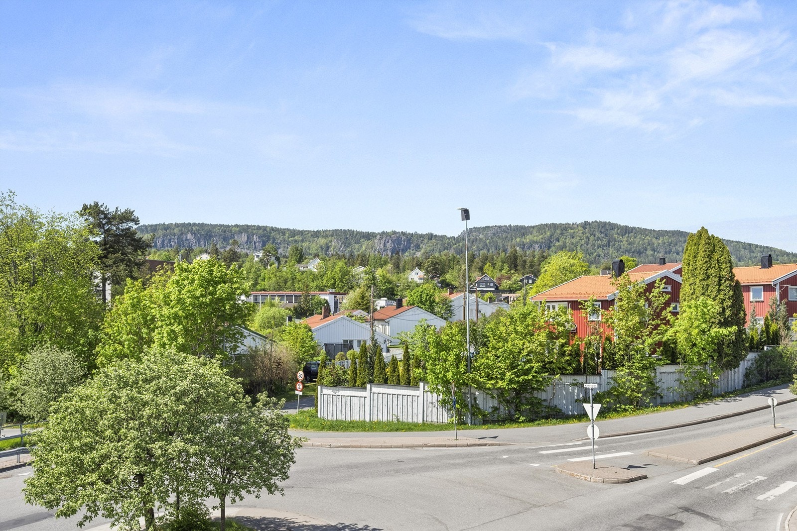 Utsikt fra balkongen Galleribilde