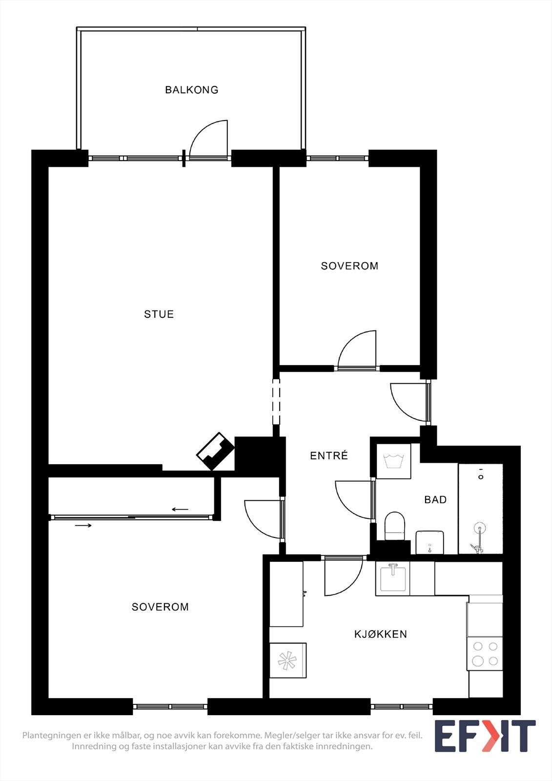Plantegning Galleribilde