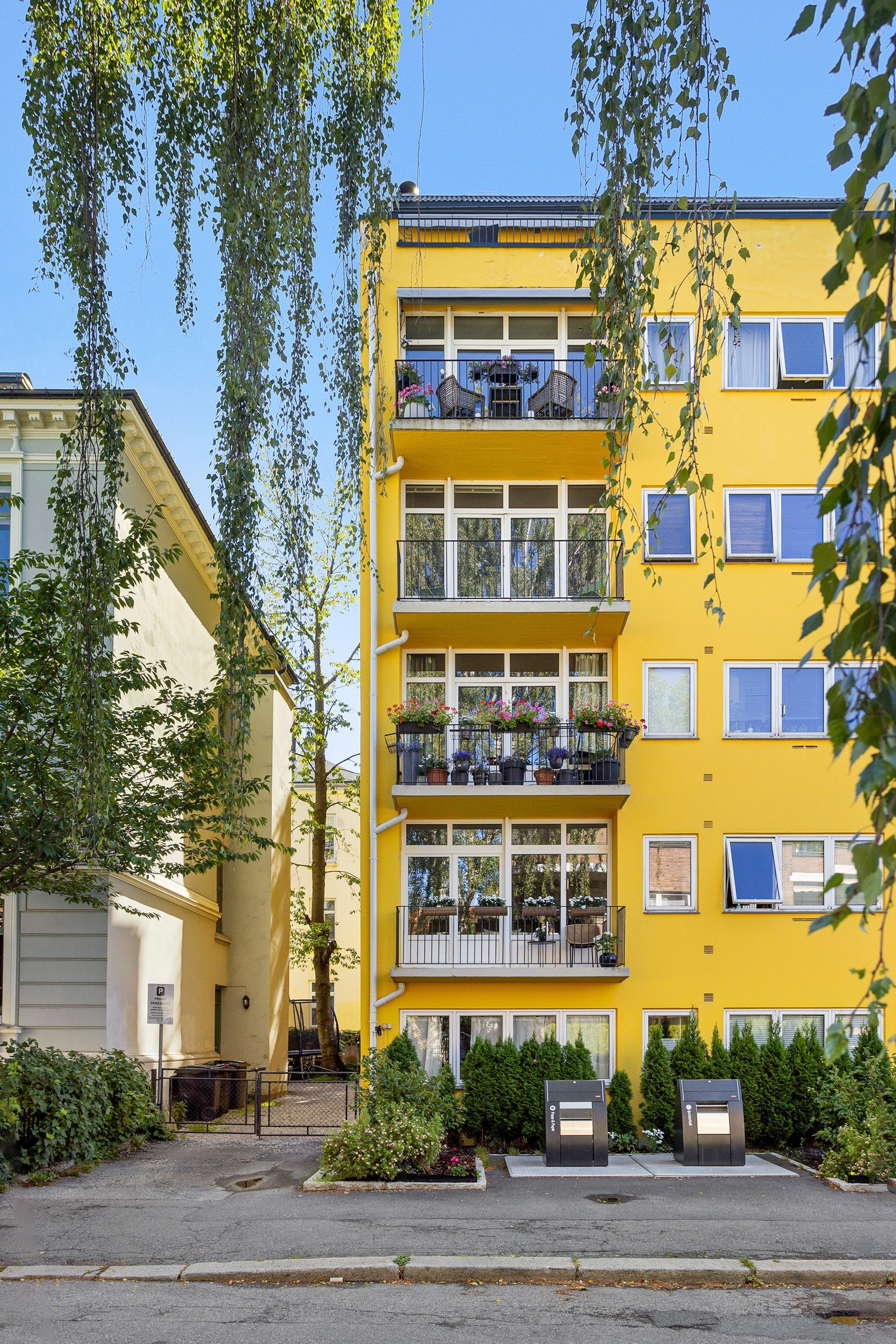 Fasade fra Jacob Aalls gate. Galleribilde