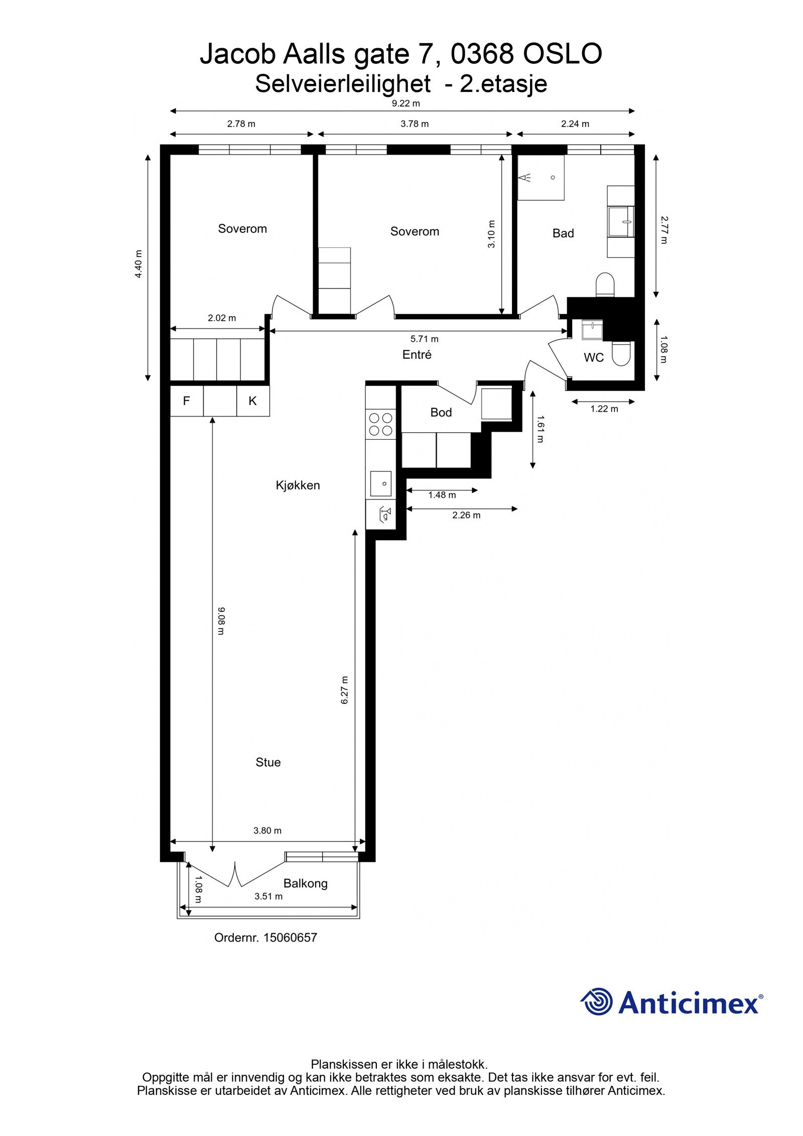 Planskisse. Galleribilde