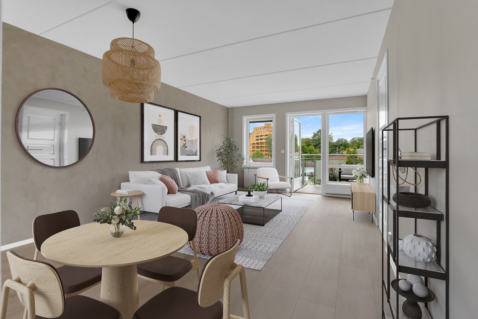 Illustrasjonsbilde stue Galleribilde