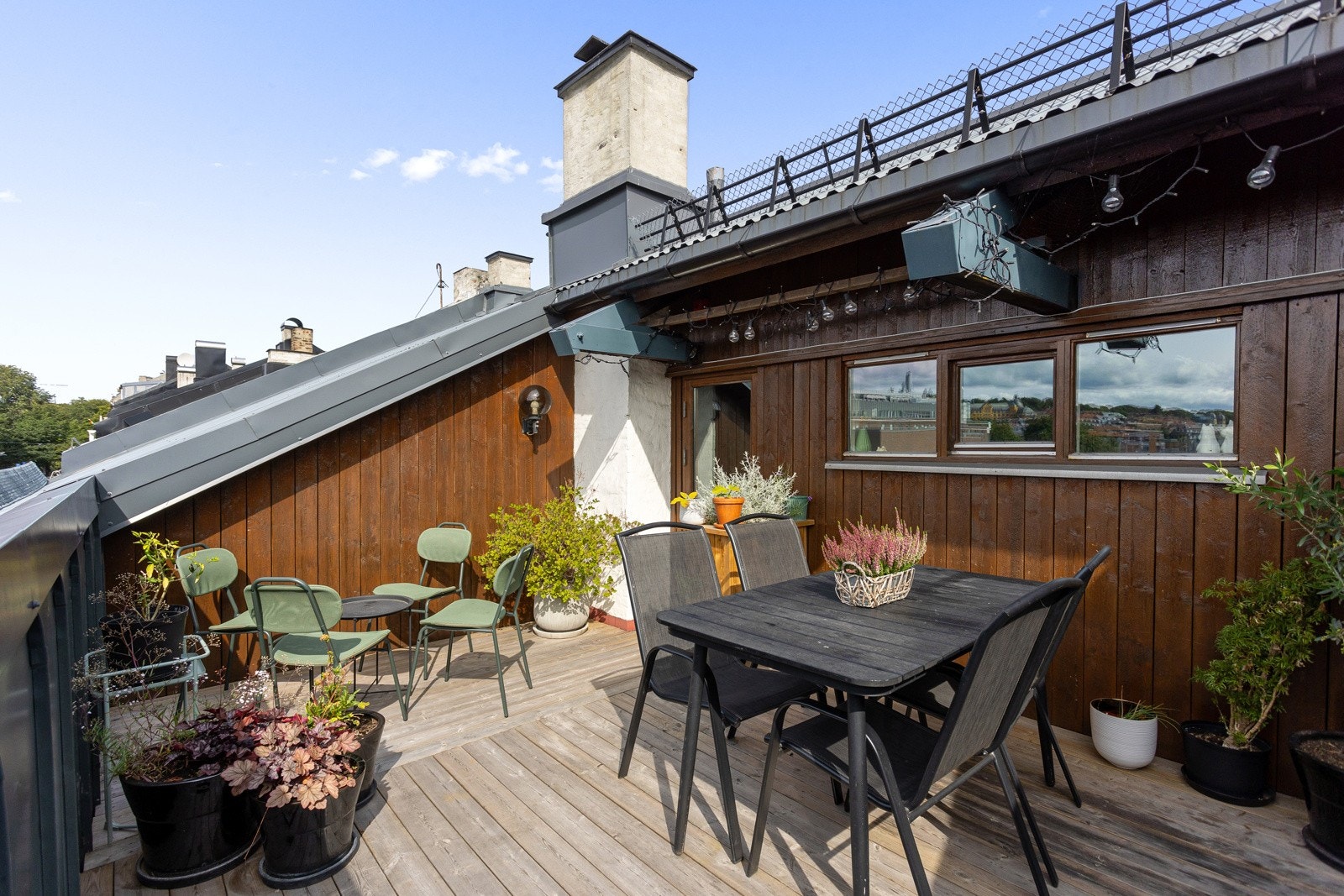 Adkomst til felles, solrik takterrasse. Galleribilde