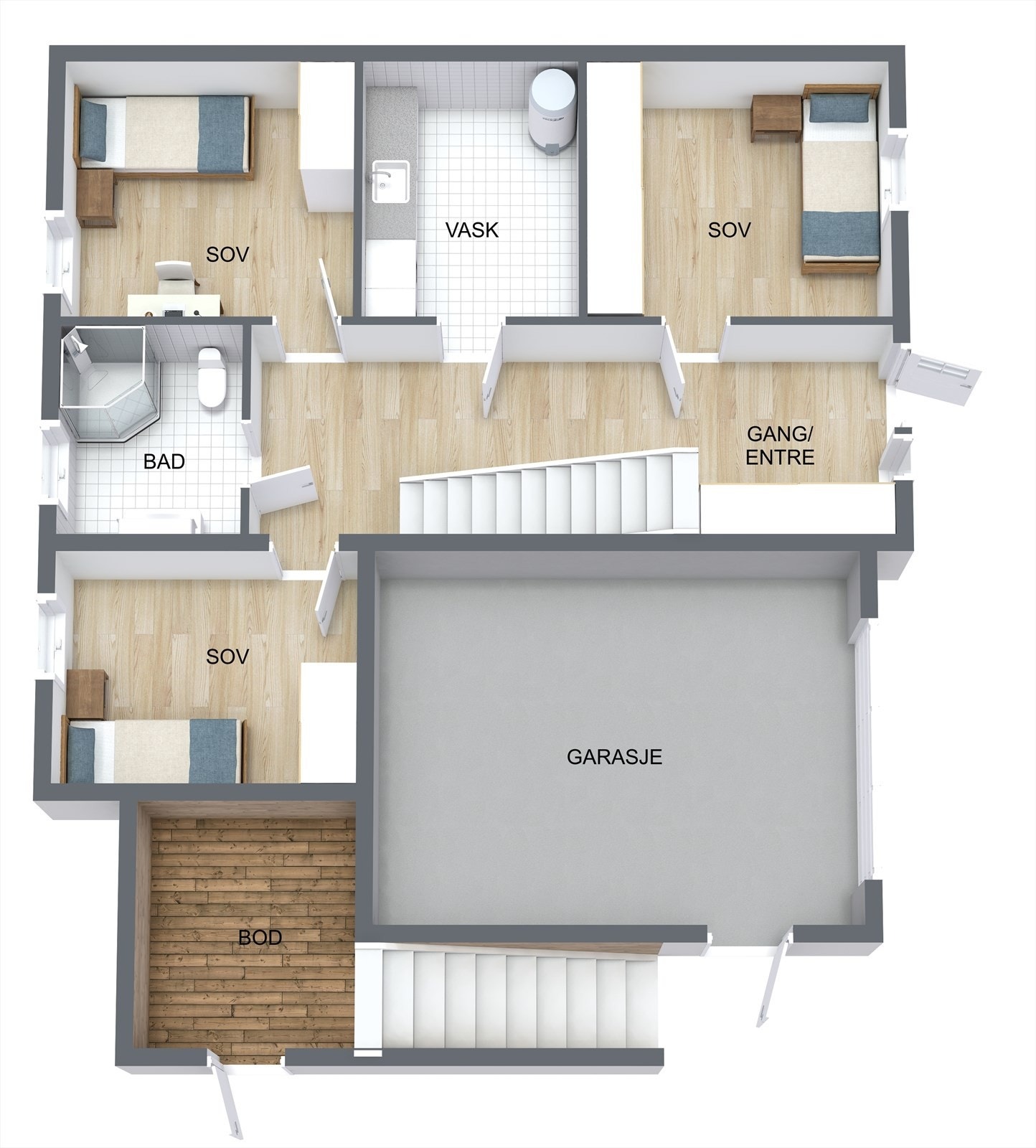 Plantegning Galleribilde