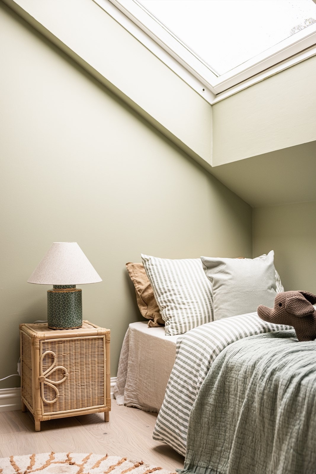 Rommet er naturligvis fleksibelt i bruk og passer perfekt som barnerom, kontor eller gjesterom. Galleribilde