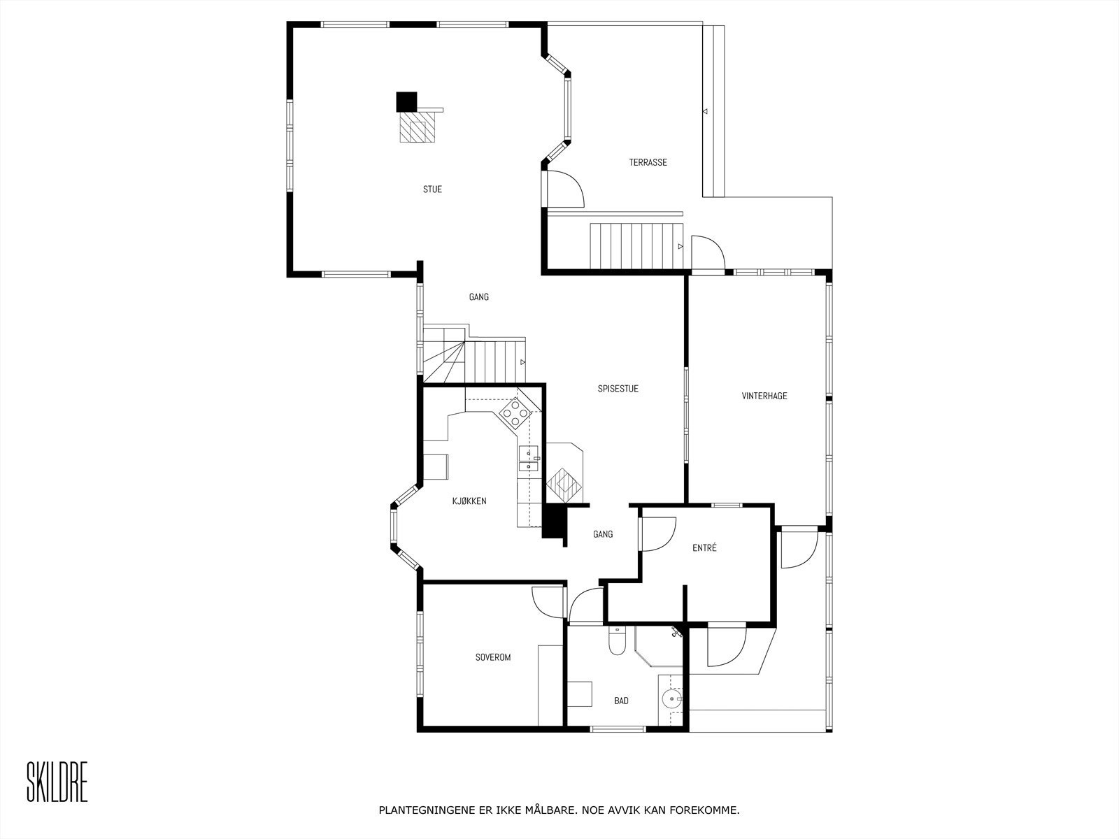 Plantegning 1.etasje. Galleribilde