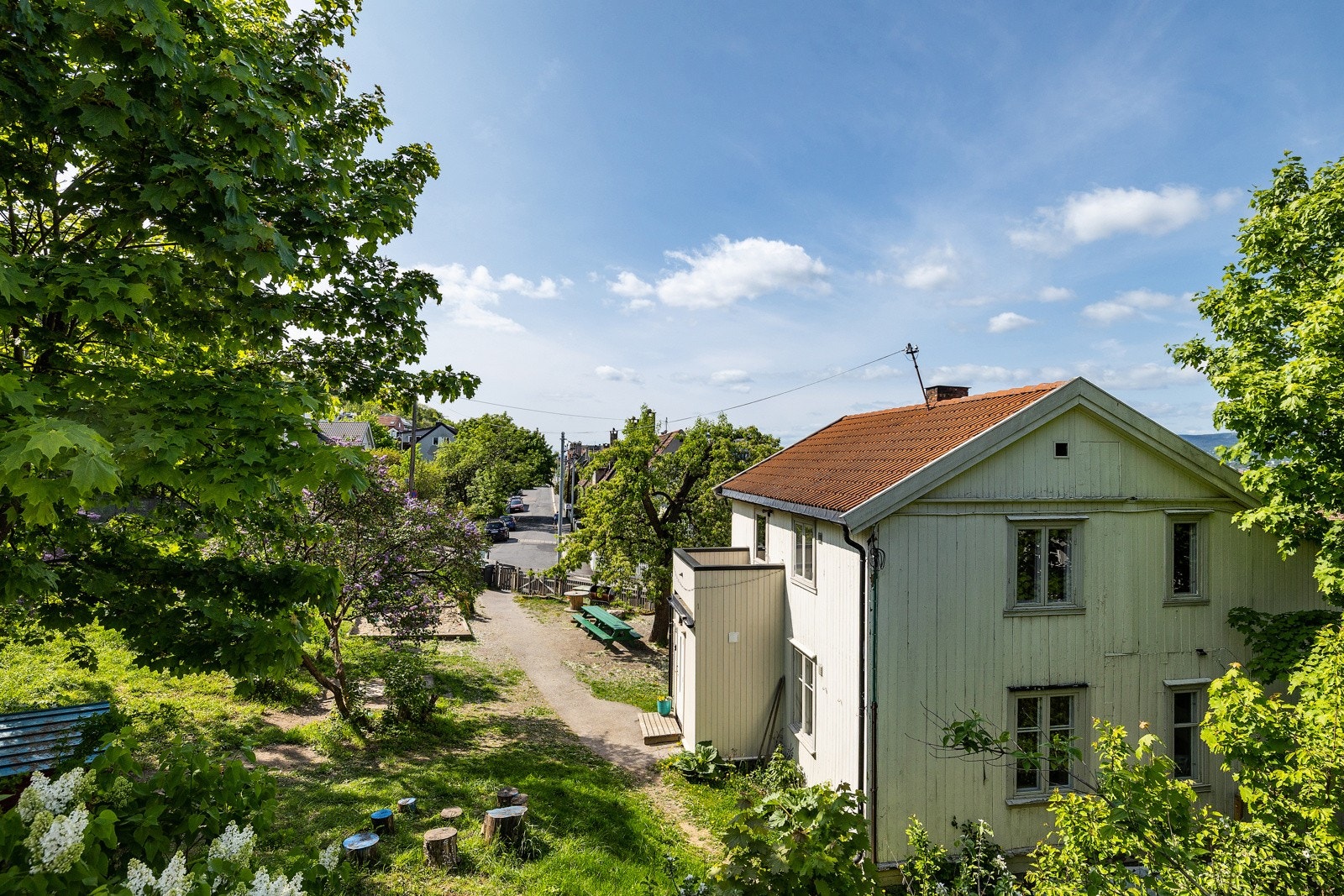 Grendehuset tilhørende Ekebergskrenten Velforening brukes til aktiviteter for store og små. Galleribilde
