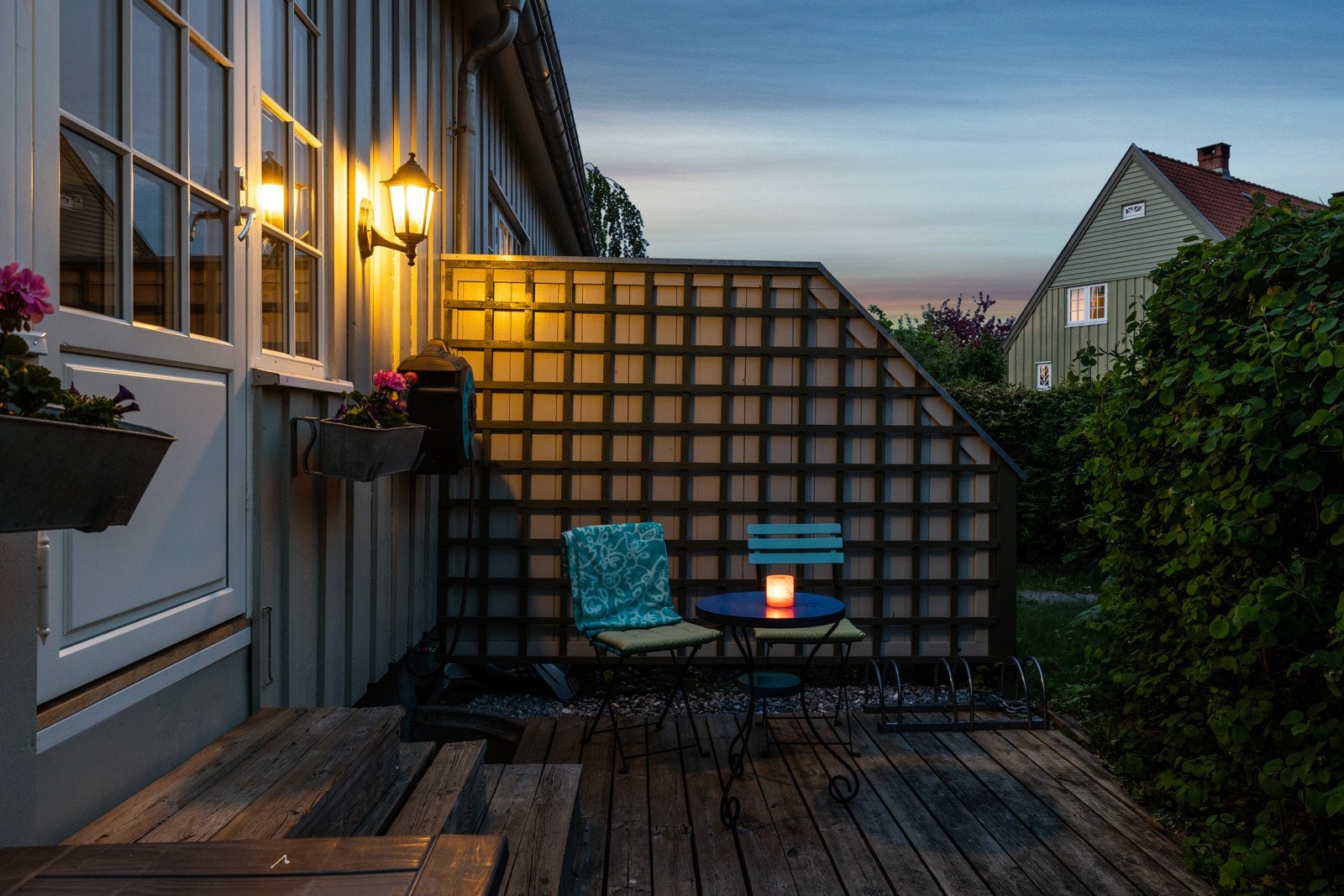 Kveldsbilde. Galleribilde