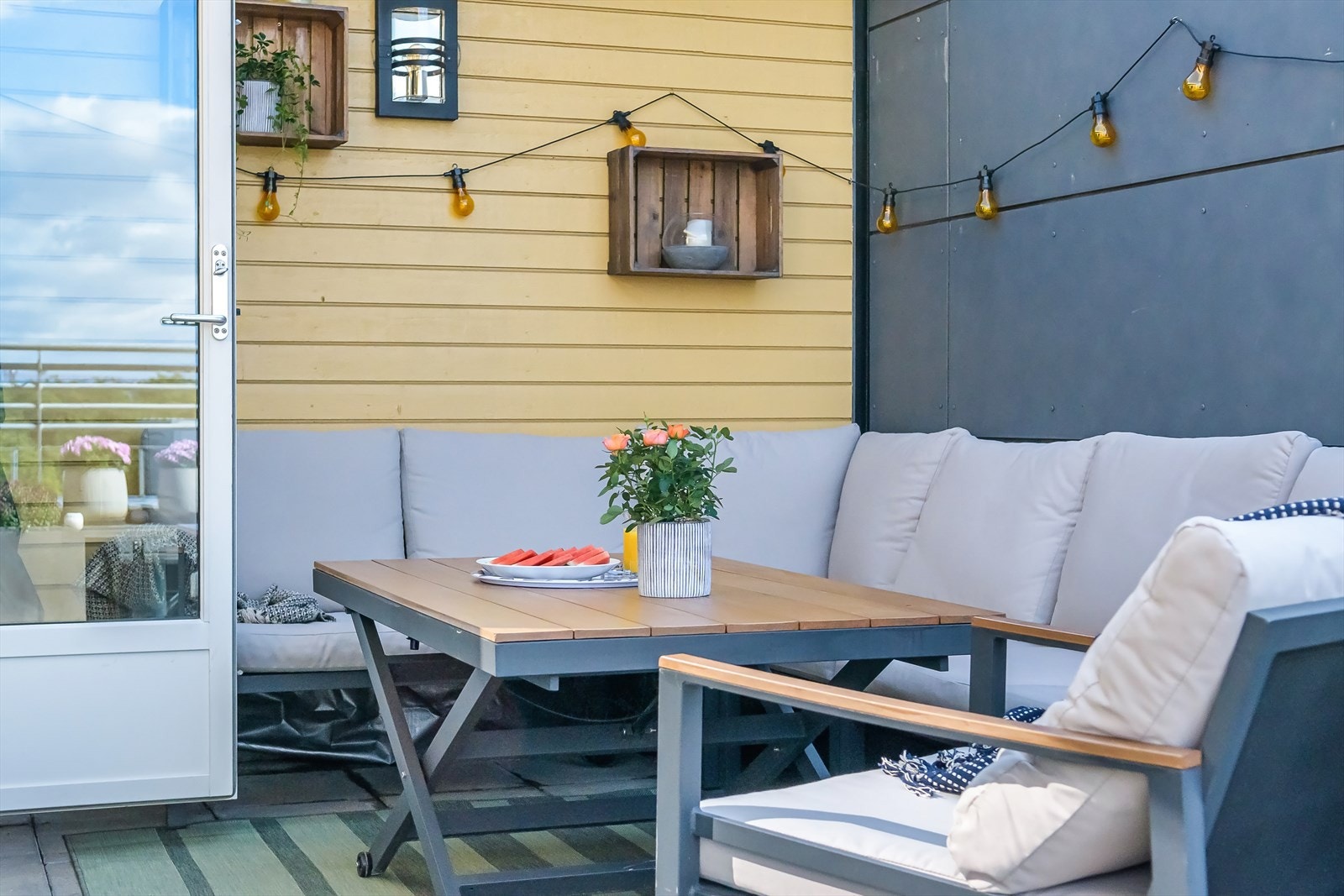 God plass til en hyggelig sittegruppe. Galleribilde