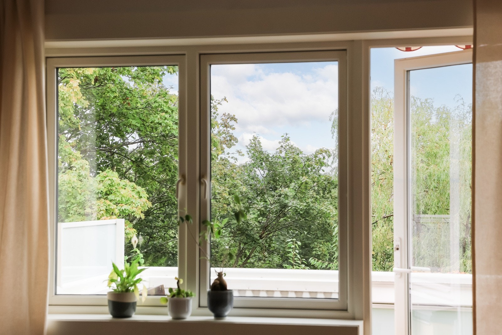 Her bor du helt usjenert i toppetasje. Galleribilde