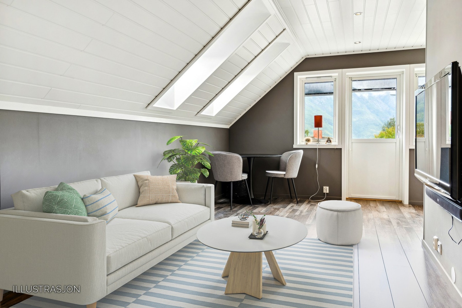 Loftstue Galleribilde