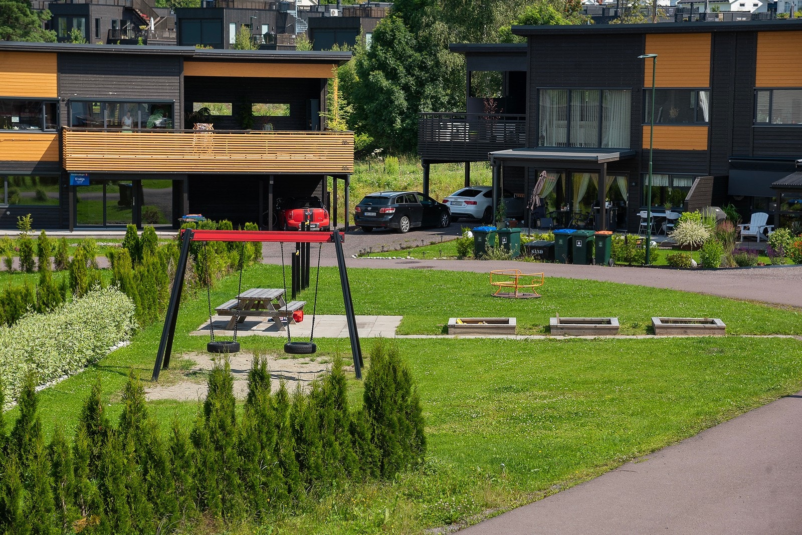 Fellesarealene er pent opparbeidet med fine fasiliteter for de minste Galleribilde