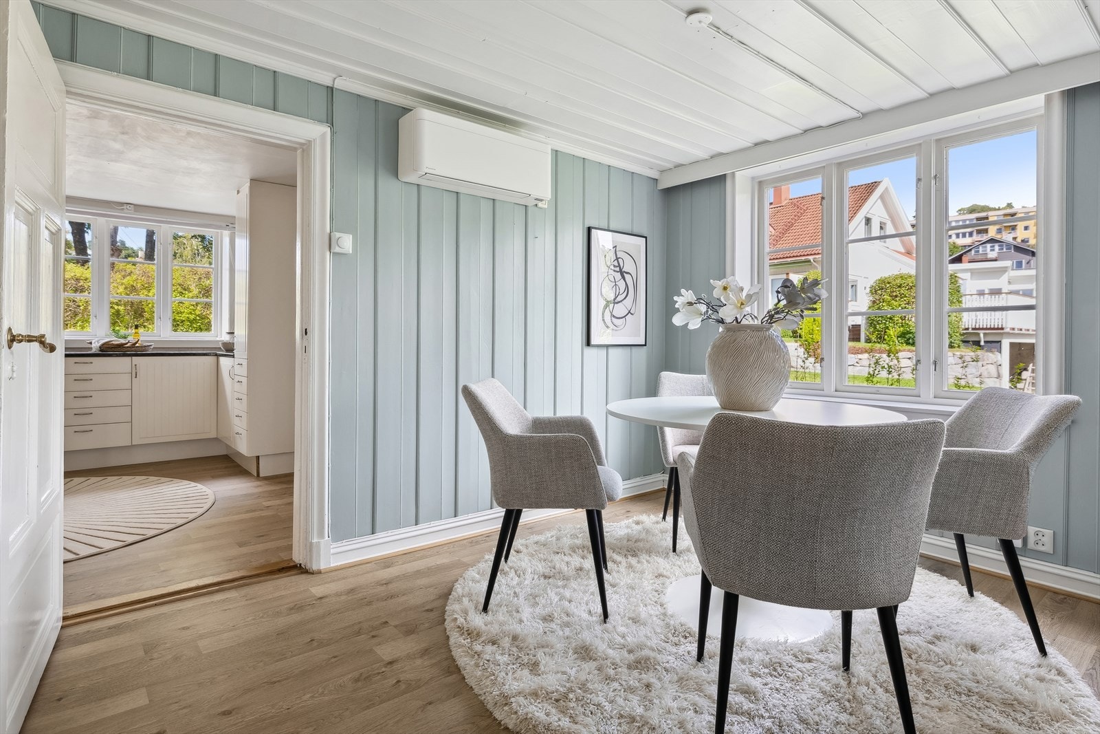 Varmepumpe er installert i 2022 for en behagelig innetemperatur hele året Galleribilde