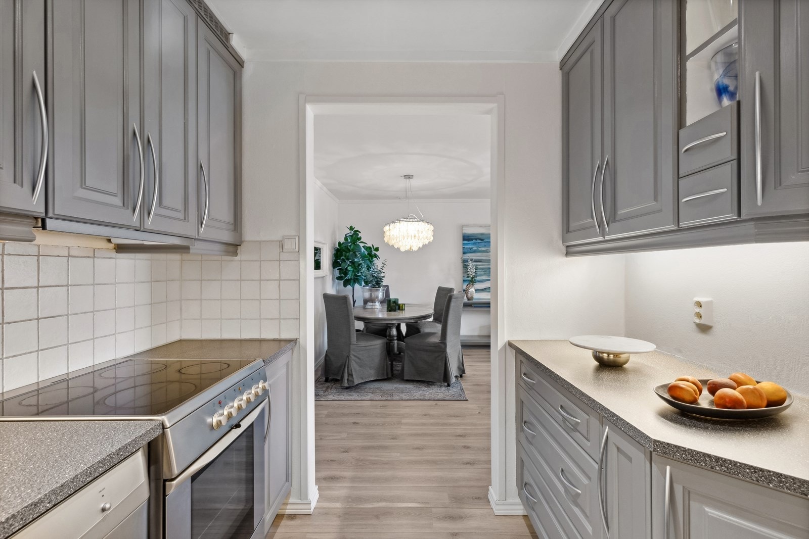 Komfyr og oppvaskmaskin medfølger handelen Galleribilde