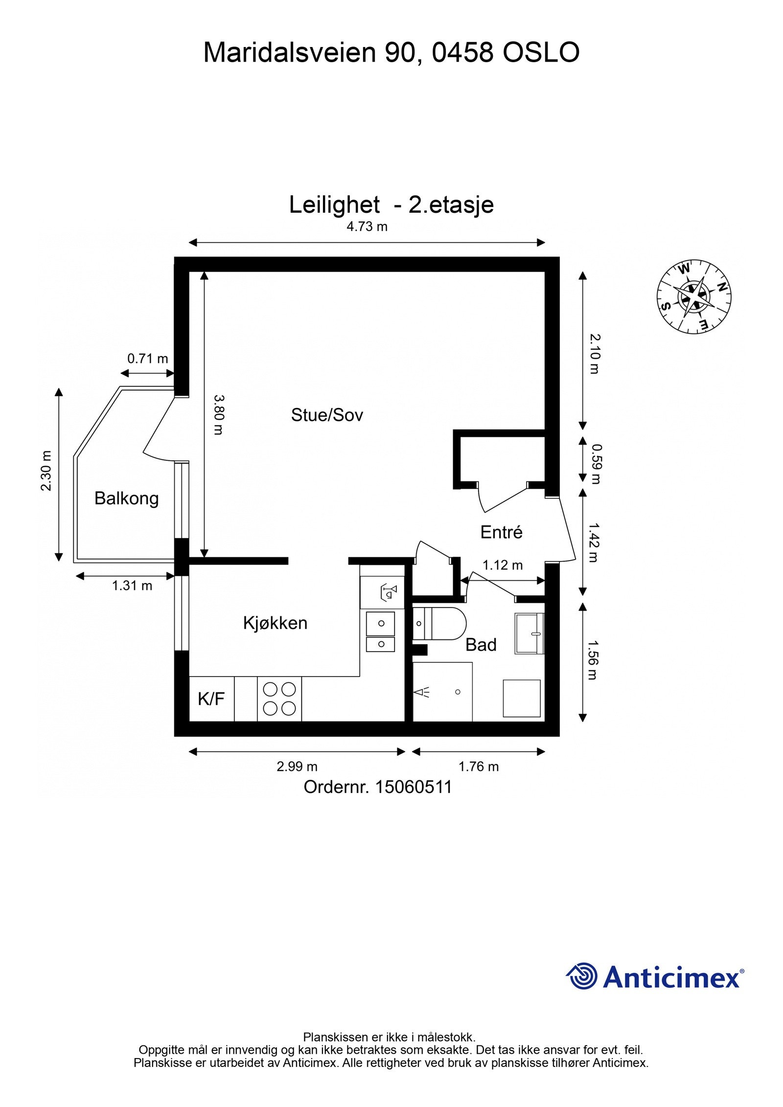 Planskisse Galleribilde