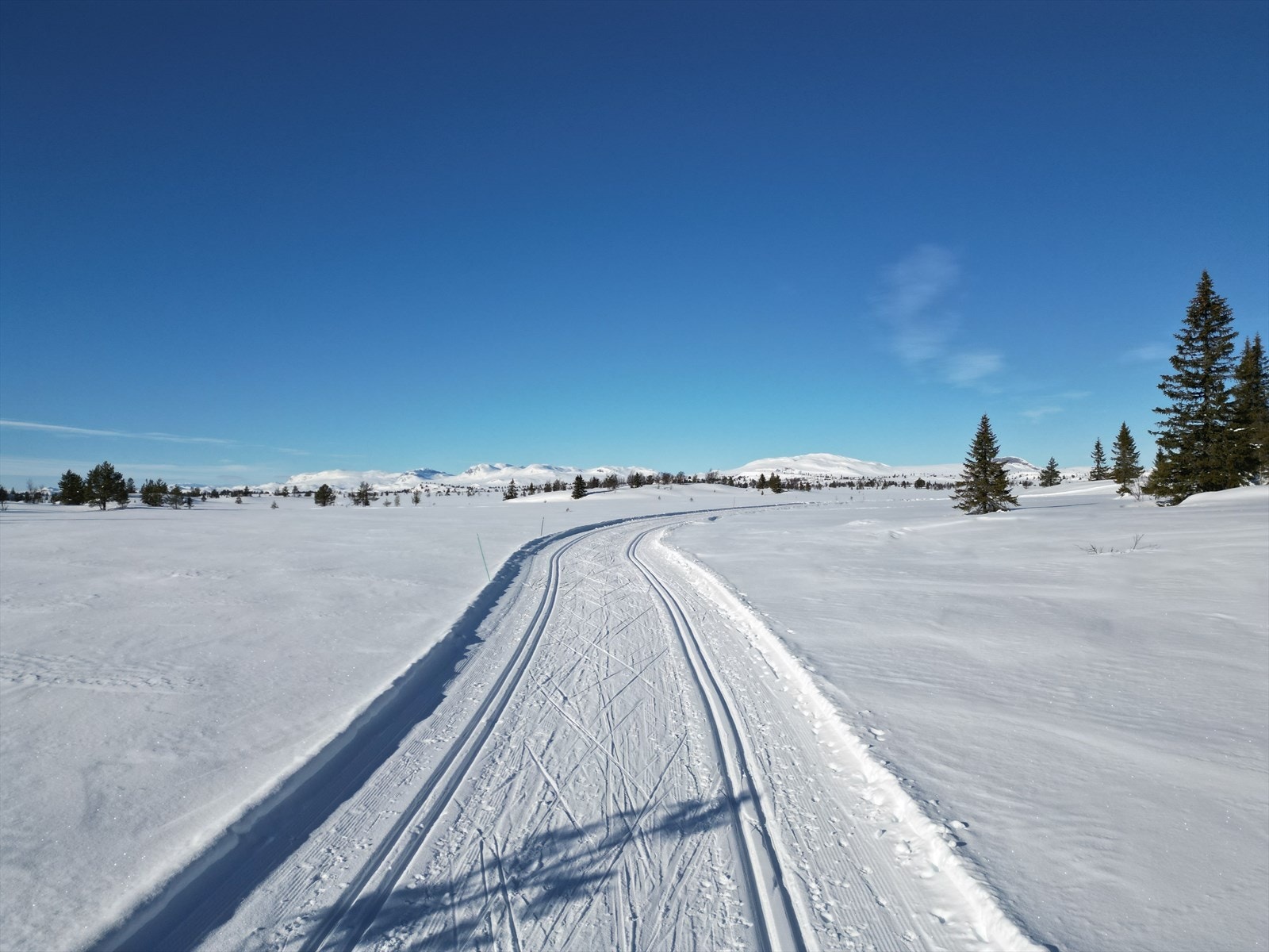 Ca. 10 min på ski, kommer man til denne utsikten! Galleribilde