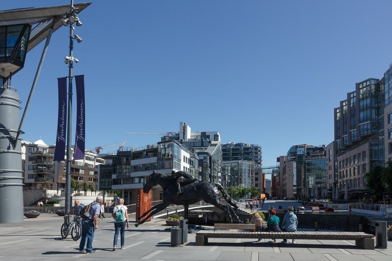 Kun 600m til Aker Brygge/Tjuvholmen Galleribilde