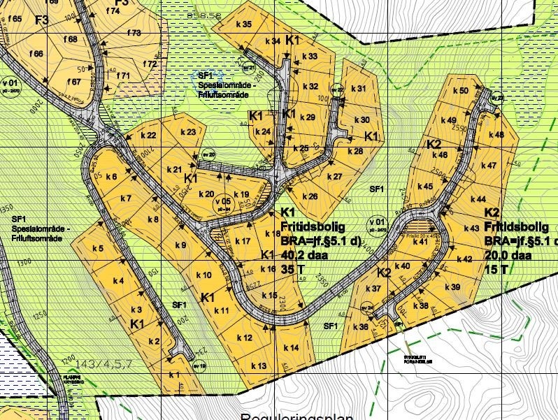 Tomt er merket med K2. Galleribilde