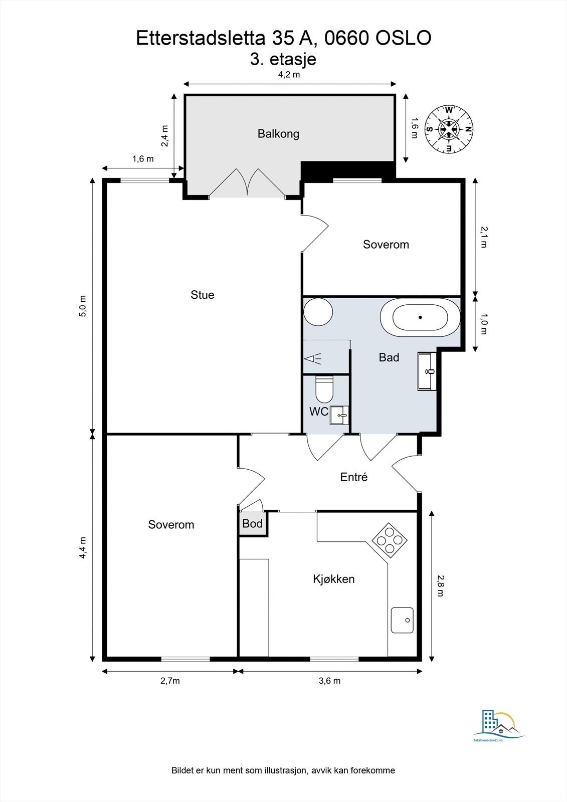 Plantegning Galleribilde