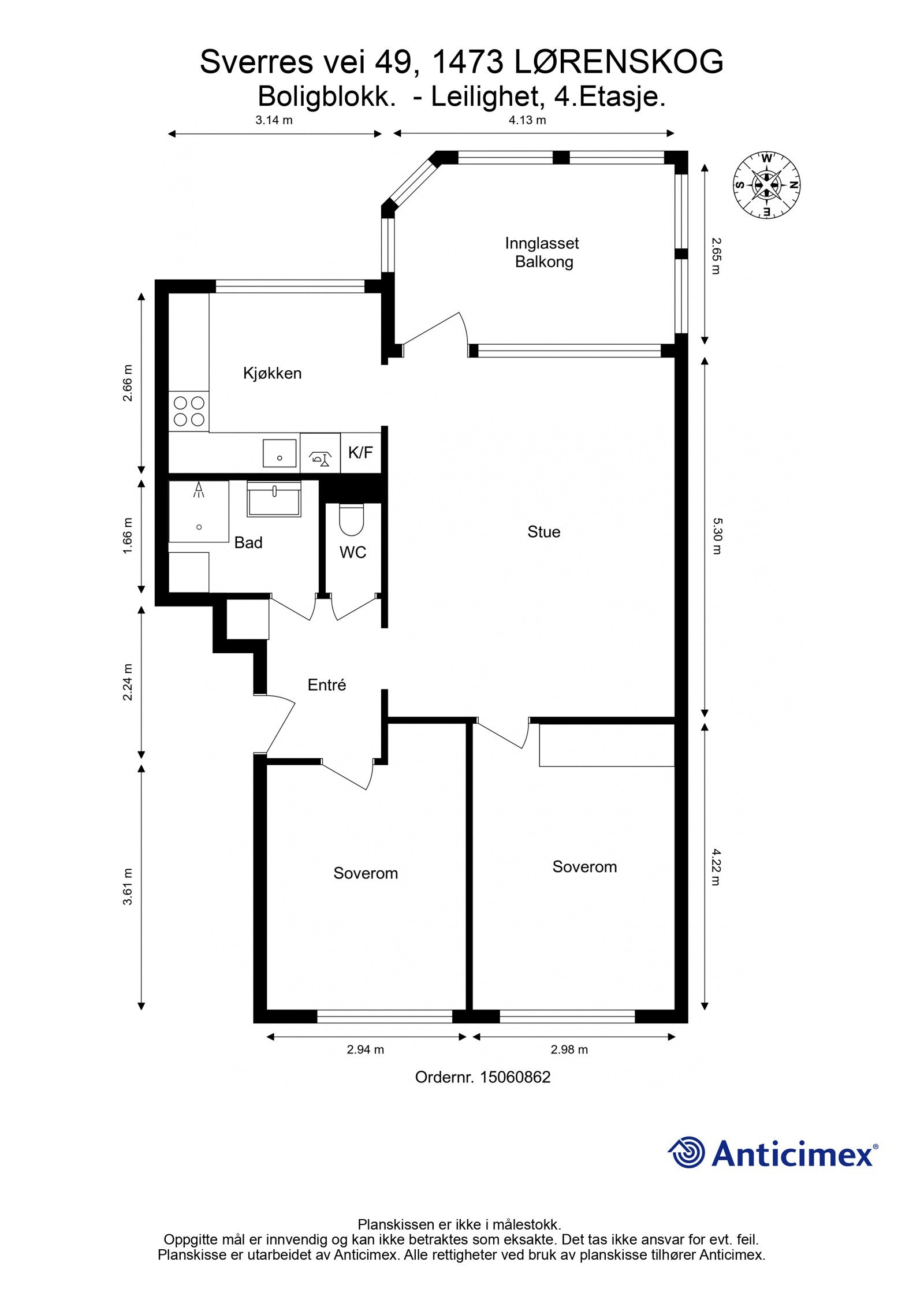 Planskisse Galleribilde