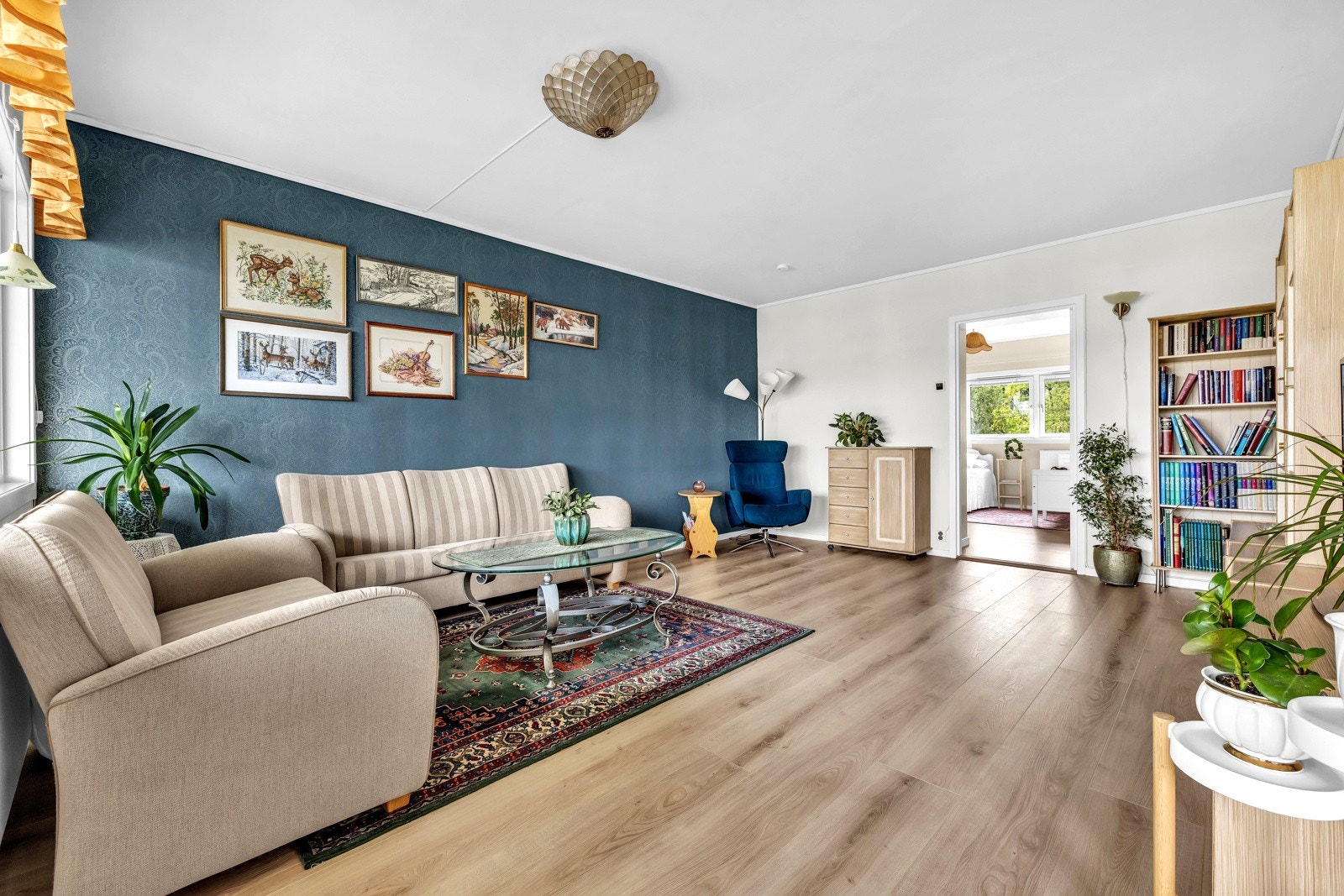 Leiligheten har en god og gjennomgående planløsning. Galleribilde