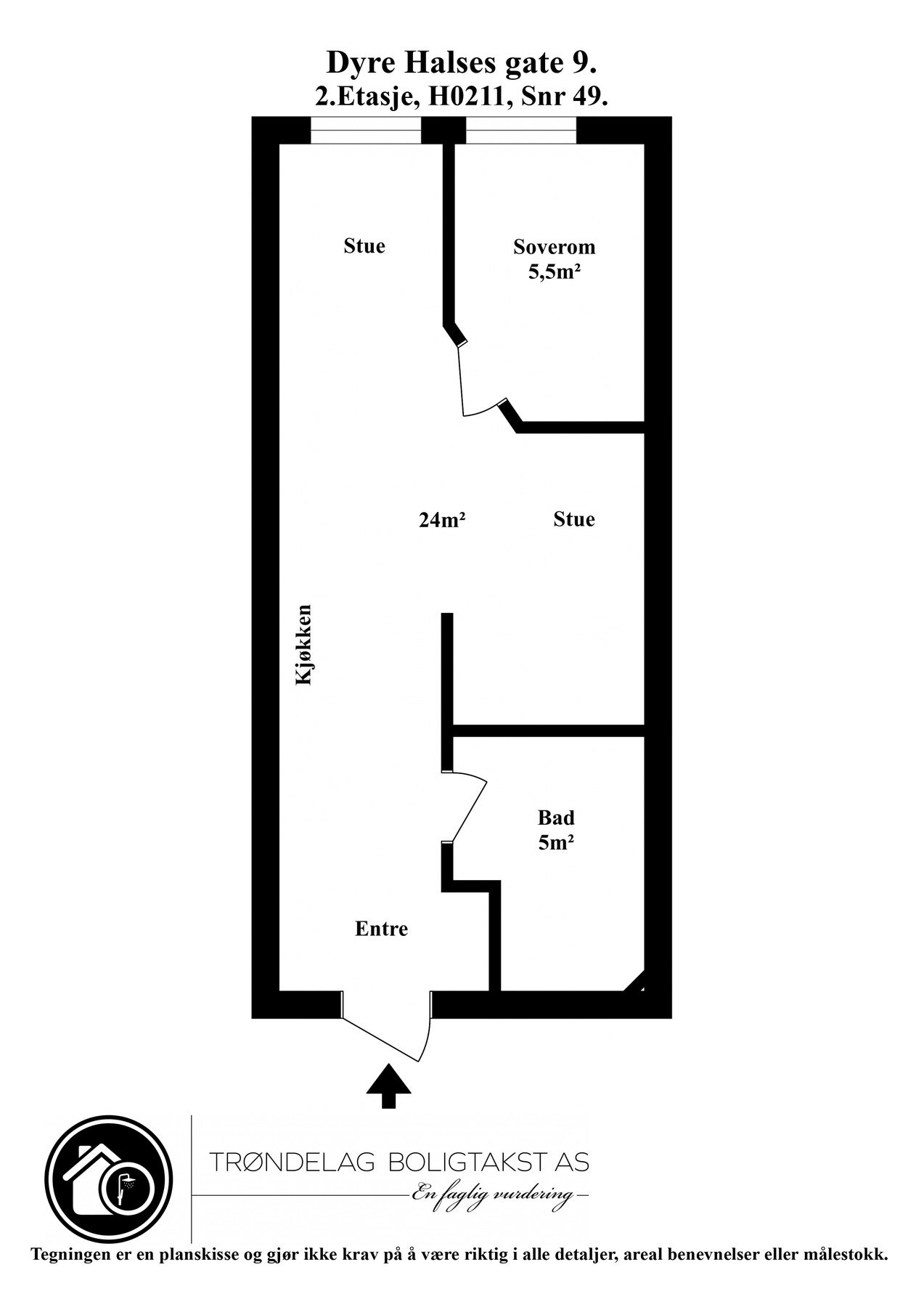 Planskisse. Galleribilde