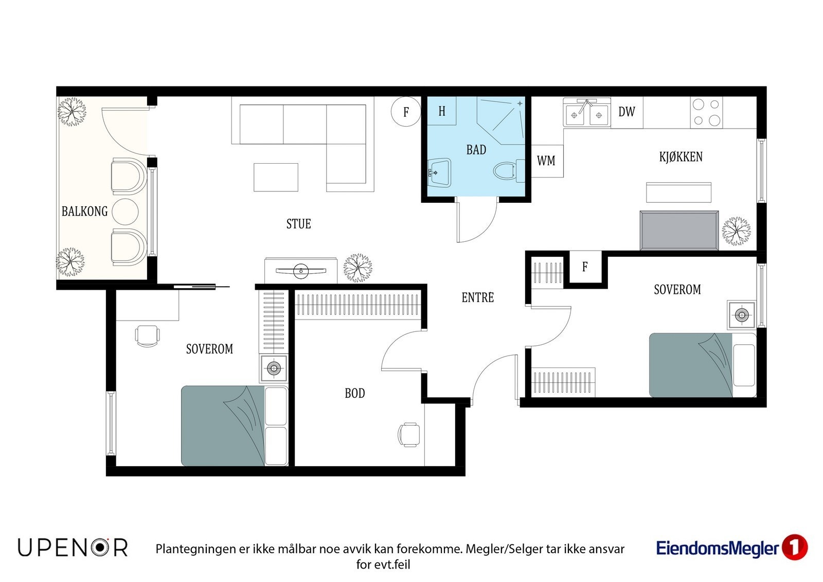 Plantegning Galleribilde