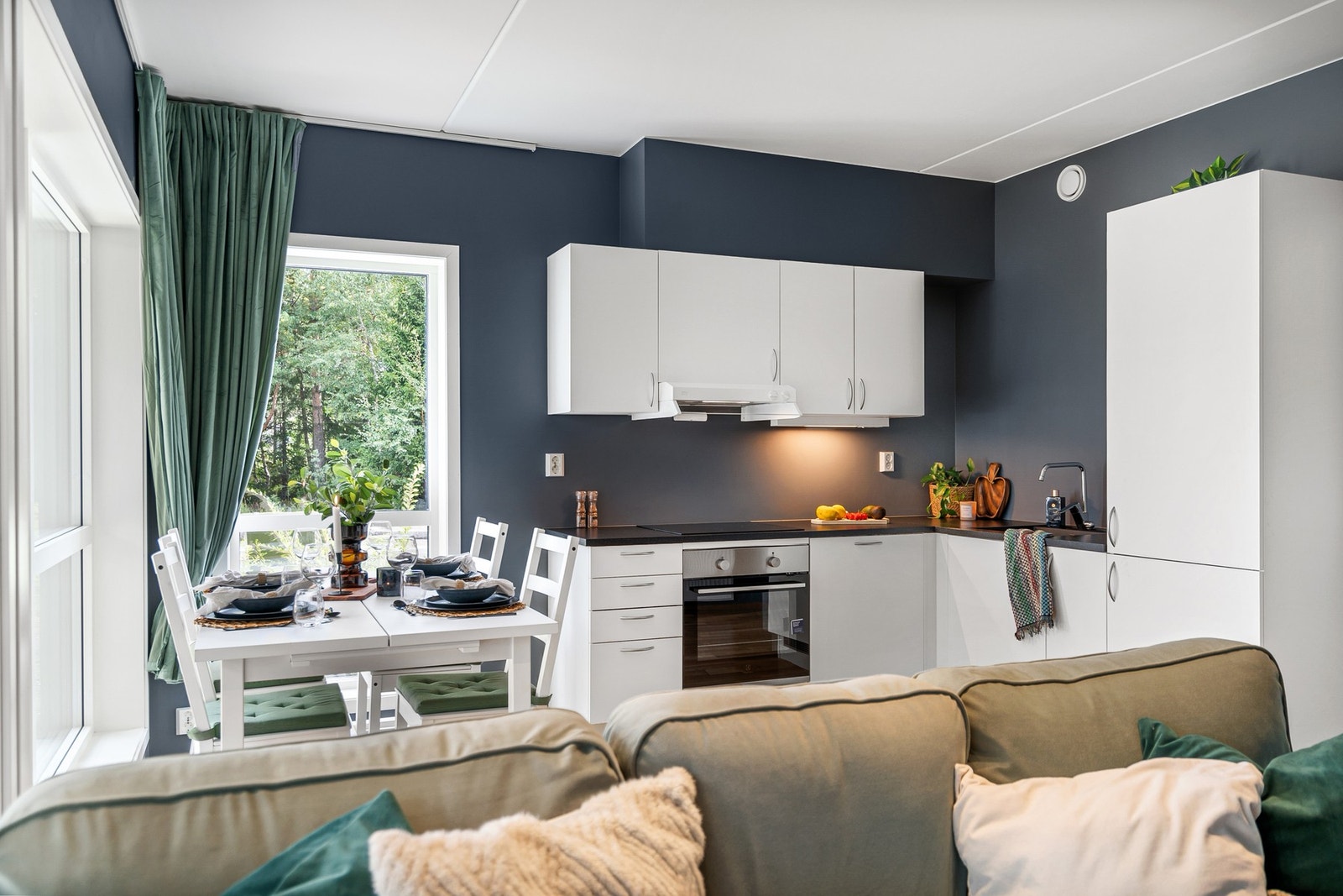 Leiligheten har fjernvarme og balansert ventilasjon. Galleribilde