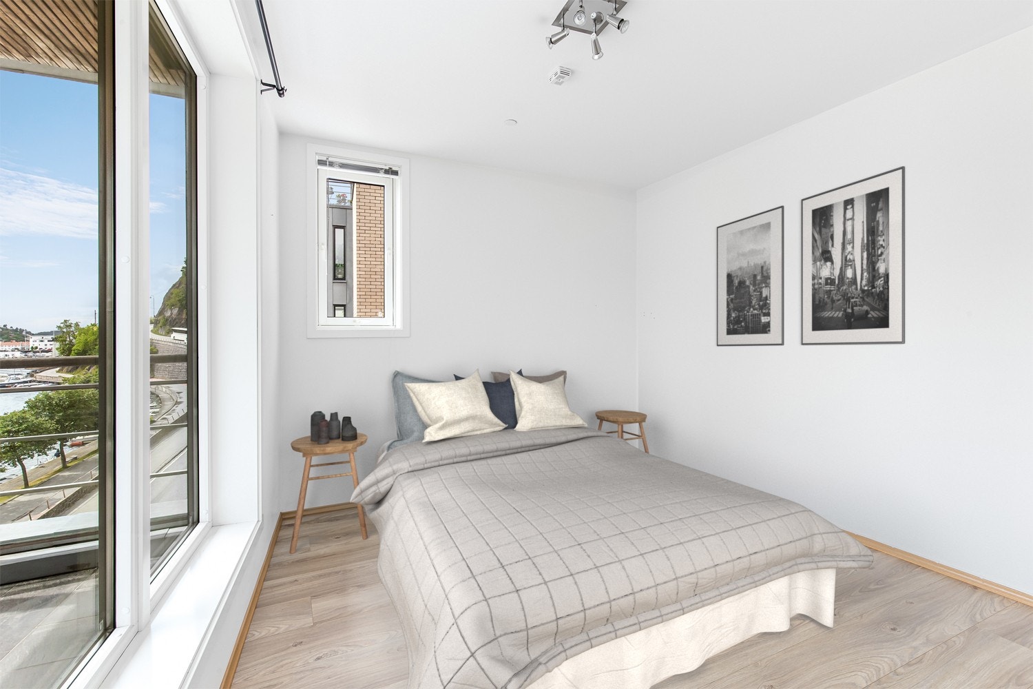 Hovedsoverom med flott utsikt. Galleribilde