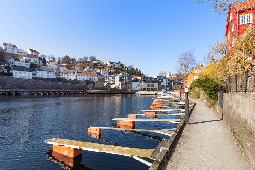 Båtplasser i området. Galleribilde