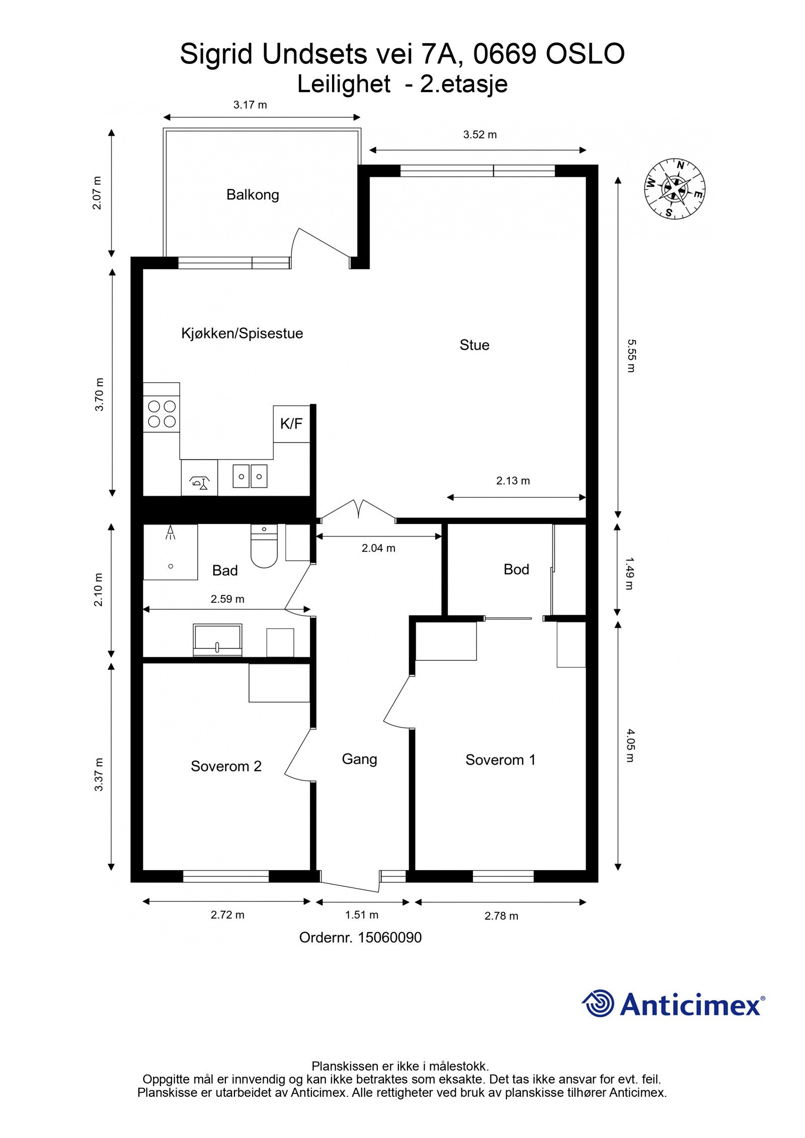 Plantegning Galleribilde