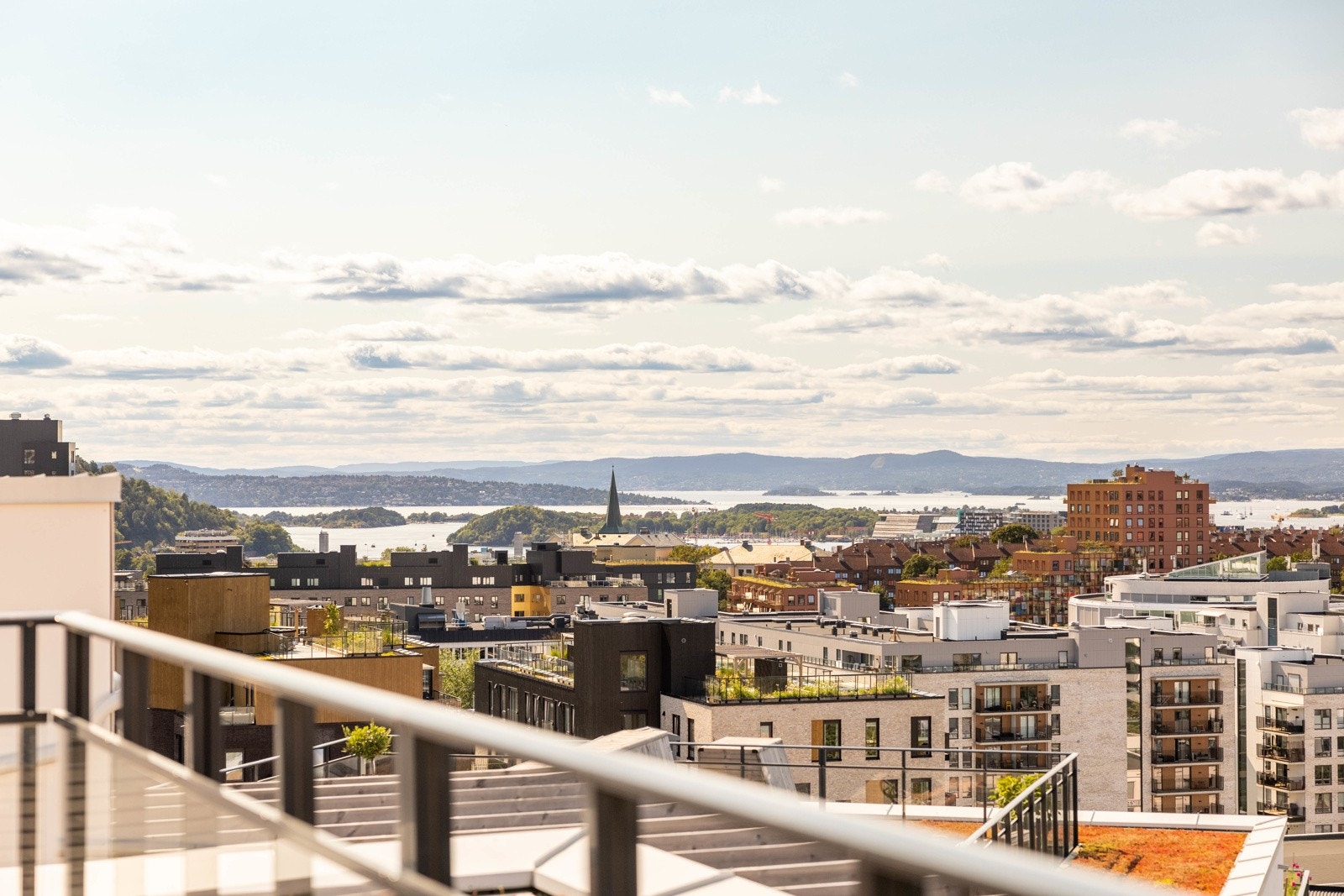 Her er du garantert sol og utsikt over Oslo Galleribilde
