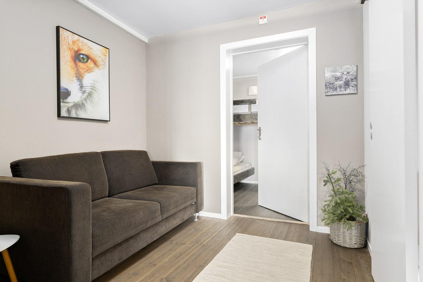 Sameiet disponerer en felles skibod/smørebod. Galleribilde