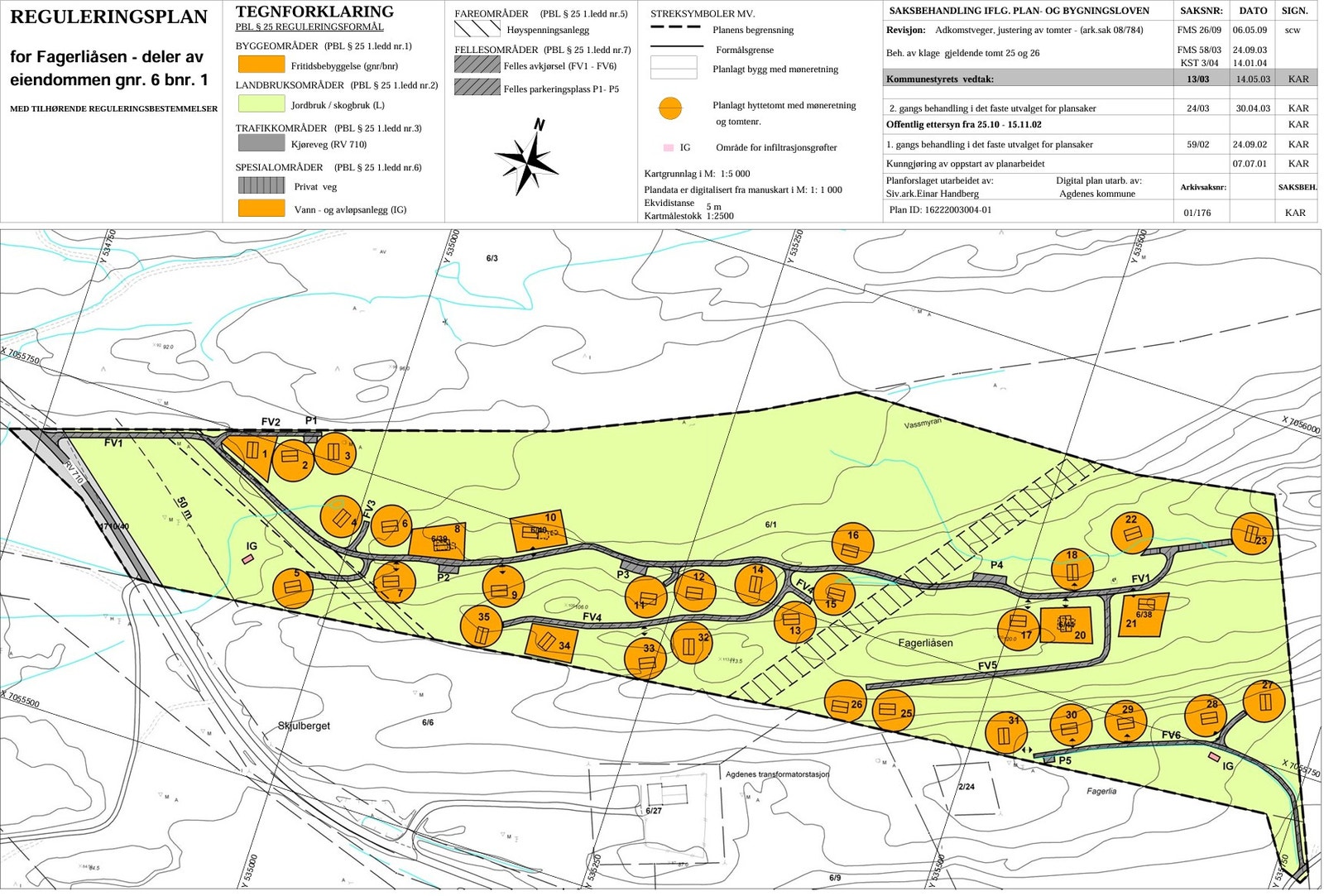 Fagerliåsen hyttefelt består av 31 tomter Galleribilde