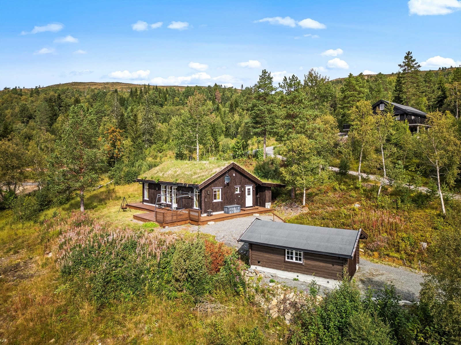 Her får du en flott fritidseiendom med fabelaktig beliggenhet på Søvasskjølen ved Søvatnet Galleribilde