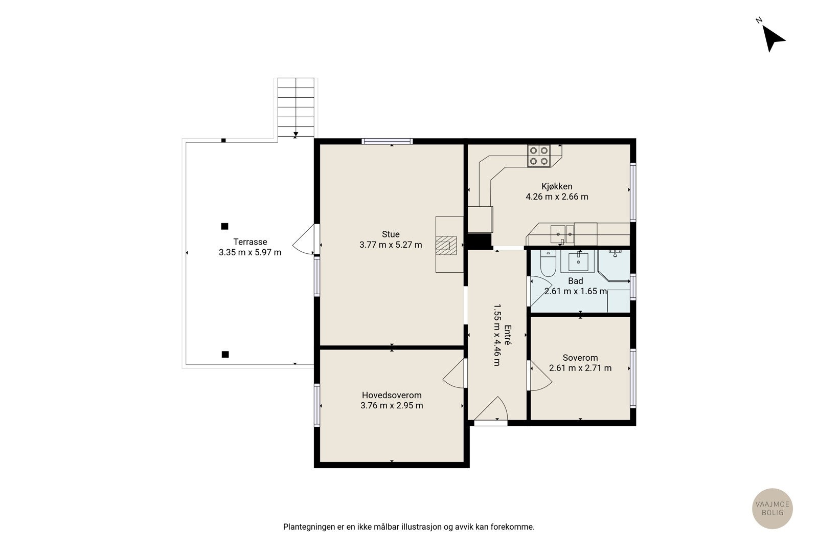 Gjør deg kjent med boligens planløsning Galleribilde