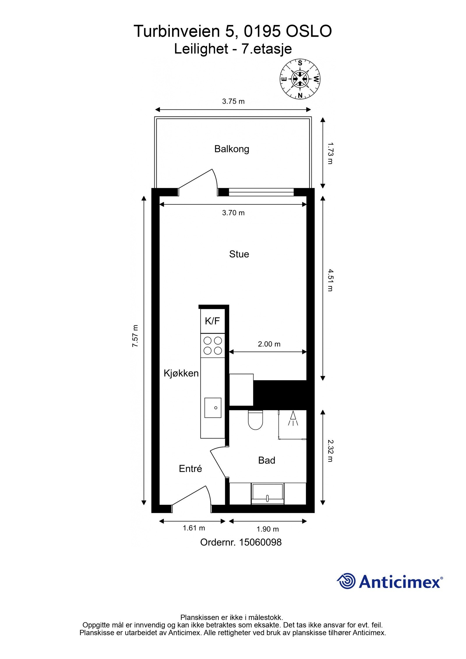 plantegning Galleribilde