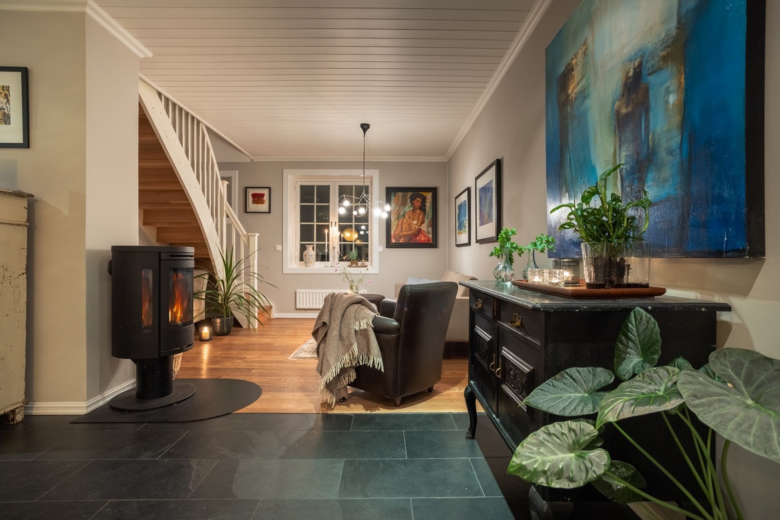 Kveldsstemning. Galleribilde