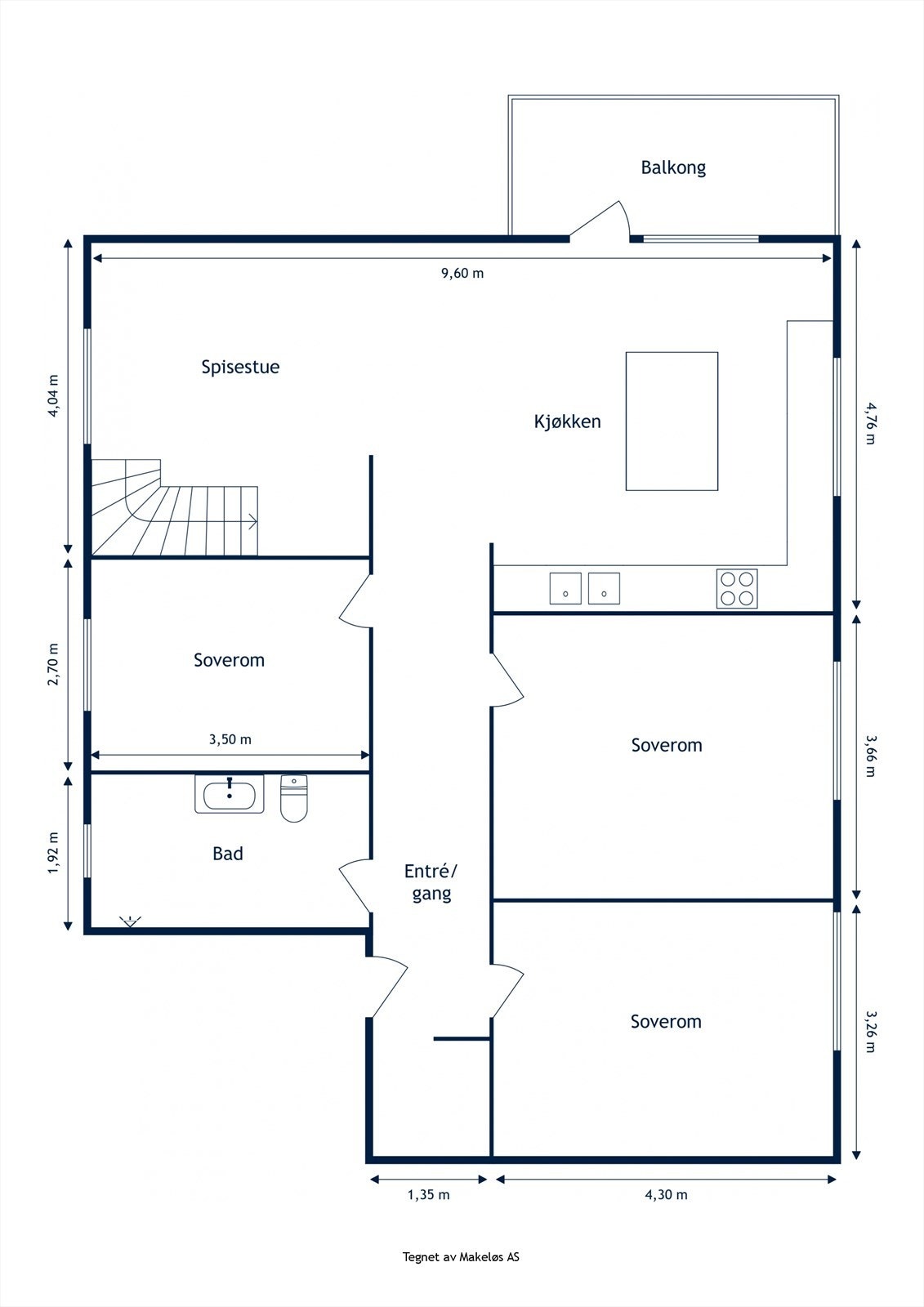 Plantegning 2. etasje. Galleribilde