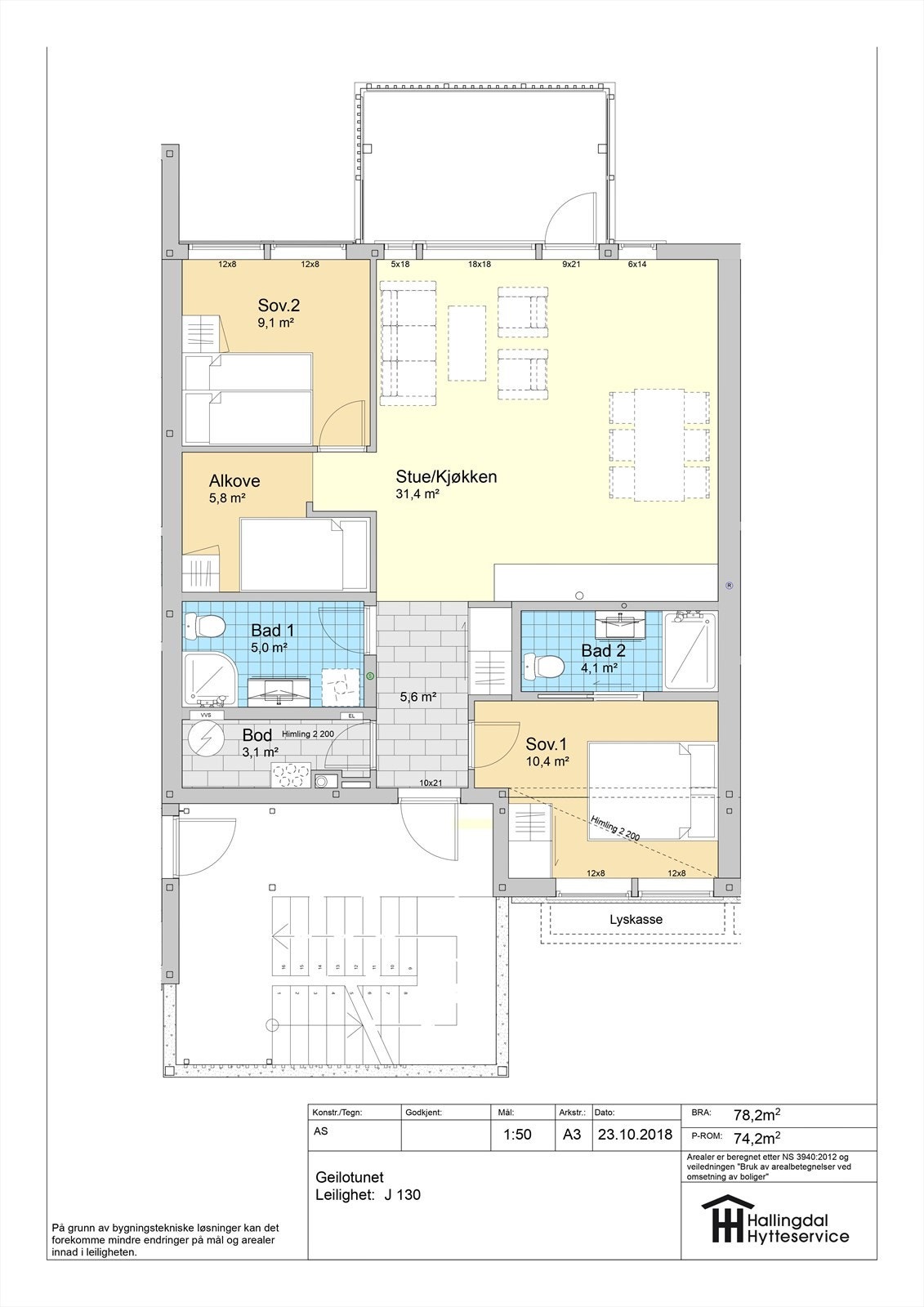 Plantegning Galleribilde