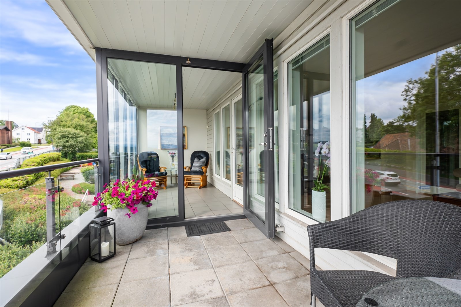 Balkong med innglassing Galleribilde