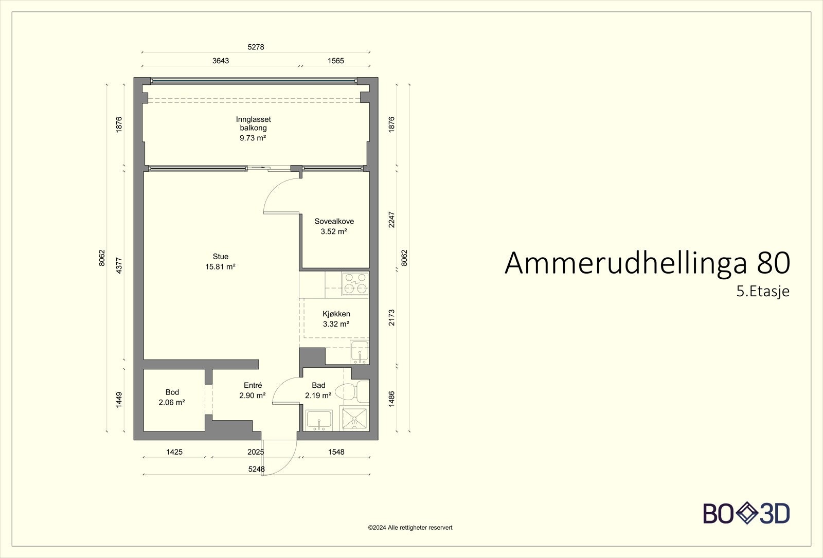 Plantegning Galleribilde